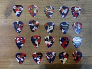 フェンダー　ピック　マーブル　351 Shape Picks Confetti Medium 20枚　送料84円