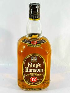 ◇1円 ★ 【未開栓】キングス ランサム12年 Kings Ransom スコッチウイスキー 古酒 1000ml 43% 