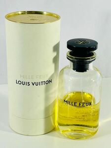 ◇1円 ★ LOUIS VUITTON ルイヴィトン ミルフー 香水 ケース入り 100ml入り残5割 オールドパルファン MILLE FEUX ヴィトンメンズ香水