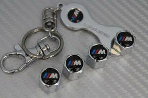 新品　BMW　　///M　シルバー　エアーバルブキャップ　M