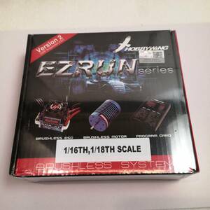 1/18用 3点セット◆HOBBYWING EZRUN-18A ESC アンプ◆ブラシレスモーター 18T kv5200◆ESCプログラムカード/RCメカ/ハングオンレーサー