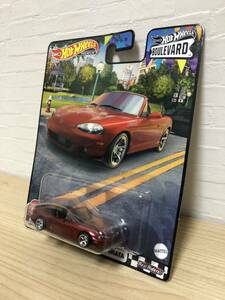 ホットウィール ミニカー HW ブールバード '04 マツダ ミアータ マツダスピード ロードスター 赤 HotWheels BOULEVARD MAZDA MIATA