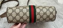 【美品】粉ふきなし！ベタなし！GUCCI シェリーライン ショルダーバッグ オールドグッチ ヴィンテージ _画像4