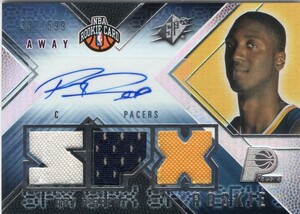 【599枚限定】2008-09 UD SPX Rookie Jersey Auto Roy Hibbert /599