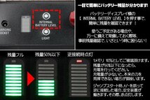 ■パワーが桁違い！■プロ仕様 パワー1900A 12V ジャンプスターター 大容量38000mAh【検 バッテリー ブースターパック ジャンプコード G135_画像5