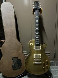 ☆オーラを放つギター魂⑥ Gibson Les Paul Goldtop heavy relic mod. 1993年製/純正HC付　Duane Allman Joe Perry Slash 一点モノ　aged