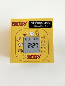  スヌーピー SNOOPY マルチ機能クロック★新品