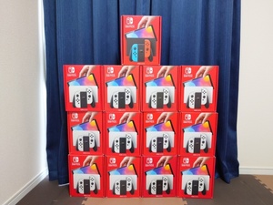 【空箱】Nintendo Switch ニンテンドースイッチ 本体 空箱 有機EL 13個 内箱付 サプライズ 化粧箱 景品 ダミー ディスプレイ 空き箱 カラ箱