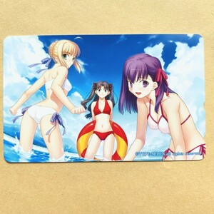 【未使用】テレカ Fate セイバー 間桐桜 遠坂凛