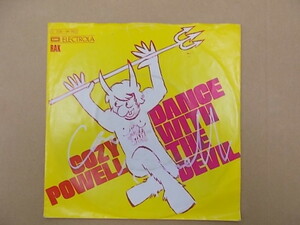 ●希少盤-サイン入り/COZY POWELL/dance with the devil /rak /1973年-germany-ドイツ盤 ep