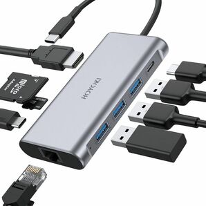 USB Cハブアダプター 9イン1 USB Cアダプター Type Cアダプター