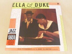 未開封 エラ・フィッツジェラルド&デューク・エリントンElla Fitzgerald Duke Ellington The Best Of Big Band Sessions限定180g重量盤LP