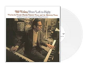 未使用 限定ホワイトカラー160g重量盤LP ビル・エヴァンス From Left To Right アナログレコード Bill Evans Eddie Gomez Sam Brown