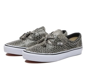 【VANS】 ERA SE TASSEL V95CF PYTHONxWHITE　SLIP ON　スリッポン レザー 蛇柄　26.5ｃｍ