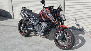 KTM 790DUKE カスタムデカール　4,643㎞ アクラポビッチマフラー ローン可