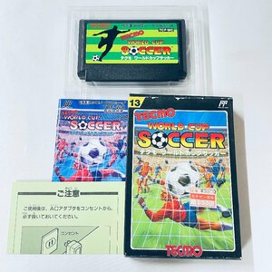 FC ファミコン ソフト　テクモ　ワールドカップサッカー　箱説付 起動確認済