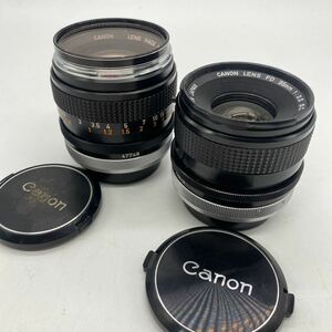 2312I26 Canon カメラレンズ2点セット　35mm 1:3.5 S.C 50mm 1:1.4