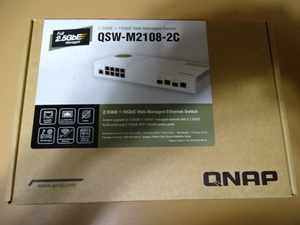 [ジャンク] QNAP 10GbE/2.5GbE L2 Webマネージドスイッチ QSW-M2108-2C