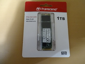 [ジャンク] トランセンド PCIe M.2 SSD TS1TMTE220S 1TB