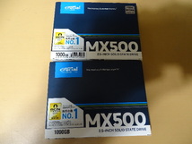 [ジャンク] Crucial CT1000MX500SSD1 1TB SSD 2個セット_画像1