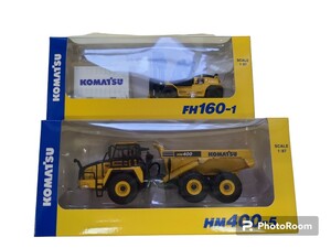 コマツ KOMATSU 小松製作所 株主優待 オリジナルミニチュア　HM400-5 FHI160-1　非売品二個セット(0124a11)