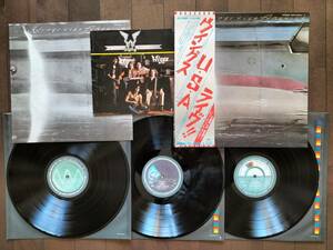 ★PAUL McCARTNEY「ウイングス USA ライブ!!」中古良品／ジャケ＆盤＆帯・歌詞カード=美品／フォトブック=難有り WINGS 即決！