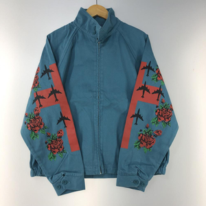 【中古】Supreme 23SS Destruction of Purity Harrington Jacket S ブルー スイングトップ シュプリーム[240019419673]