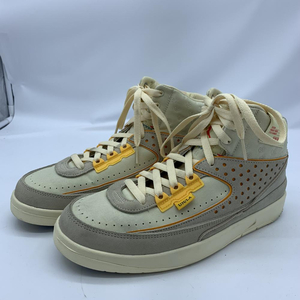 【中古】NIKE×UNION AIR JORDAN2 RETRO SP RATTAN SIREN RED-BEACH-ORANGE PEEL 26cm DN3802-200 スニーカー ナイキ[240019421964]