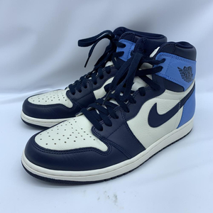 【中古】NIKE AIR JORDAN1 RETRO HIGH OG Obsidian 28cm 555088-140 ブルー スニーカー ナイキ[240019422456]