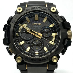 【中古】CASIO G-SHOCK MTG-B3000BDE-1AJR カシオ ジーショック MT-G 電波ソーラー モバイルリンク Bluetooth ブラック[240019441785]