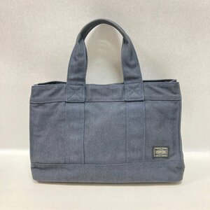 YA1H PORTER ポーター 吉田カバン キャンバス デニム ネイビー ハンドバッグ