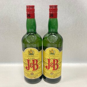 YA1 未開栓 JUSTERINI & BROOKS ジャスティン＆ブルックス J＆B スコッチウイスキー 750ml 43％ 2本セット (1)