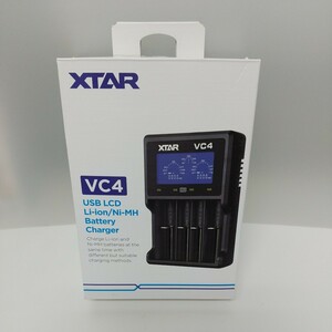 y011701t 18650リチウム充電器 XTAR VC4 電池充電器 3.6V/3.7Vリチウムイオン電池 10400~32650 1.2V ニッケル水素電池