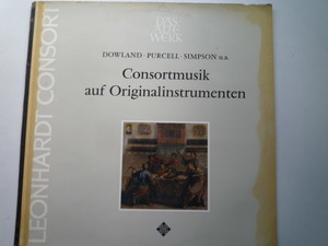 SB12 独TELEFUNKEN盤LP イギリス16-17世紀の室内楽曲 ダウランド、ローズ、パーセル他 レオンハルト合奏団