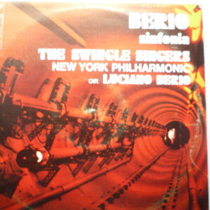 SE37 仏CBS盤LP ベリオ/シンフォニア 作曲者/ニューヨークPSO、ザ・スウィングル・シンガーズの画像1