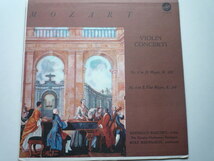 SE87 米VOX盤LP モーツァルト/ヴァイオリン協奏曲4、6番 バルヒェット/ラインハルト_画像1