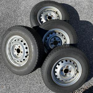 スタッドレス ホイール 鉄 タイヤ ＴＯＹＯ　１６５／８０Ｒ１３　中古