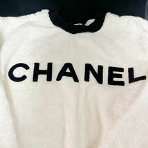 シャネル　CHANEL トップス　パイル地　CHNELロゴ　トレーナー　レア　_画像10