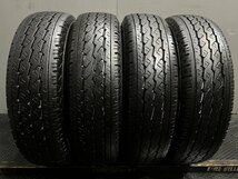 BS BRIDGESTONE V600 195/80R15 107/105L LT 15インチ 夏タイヤ 4本 22年製 バリ溝 ハイエース キャラバン等　(VTG770)_画像1