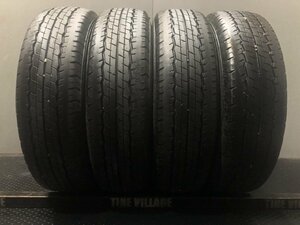 DUNLOP SP175N 195/80R15 107/105N LT 15インチ 夏タイヤ 4本 22年製 バリ溝 ハイエース キャラバン等　(TH018)