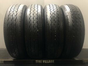 BS BRIDGESTONE ECOPIA RD613 195/80R15 107/105N LT 15インチ 夏タイヤ 4本 23年製 バリ溝 キャラバン ハイエース等　(TG248)