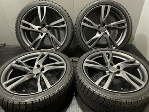 タイヤ走行短め【BS VRX 255/35R19】スタッドレス【MAK STOCKHOLM ストックホルム 19インチ 8J5HPCD108+50】VOLVO ジャガー等　(VTN981)