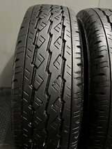 BS BRIDGESTONE V600 195/80R15 107/105L LT 15インチ 夏タイヤ 4本 22年製 バリ溝 ハイエース キャラバン等　(VTG770)_画像2