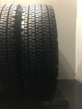 札幌発 引取OK 走行短め BS BRIDGESTONE W900 245/80R17.5 133/131J 17.5インチ トラックタイヤ スタッドレス 4本 4t 増トン 地山　(TS496)_画像5