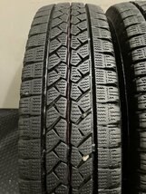 BS BRIDGESTONE BLIZZAK VL1 155/80R14 88/86N LT 14インチ スタッドレス 4本 20～21年製 バリ溝 プロボックス等　(TE015)_画像2