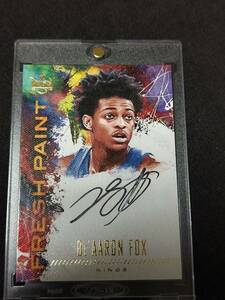 2017-18 panini court kings DE'AARON FOX auto RC