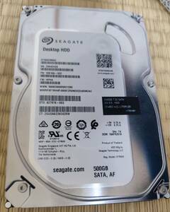 中古 SEAGATE st500dm002-1sb10a 500GB 3.5インチ HDD SATA 7200RPM 使用時間2332時間