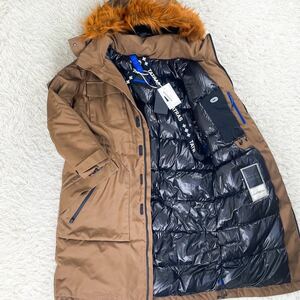 極美品！ TATRAS 20AW ダウンコート リベッチオ LIBECCIO 超ロング丈 モッズコート 肉厚ダウン MTLA20A4118-D Mショルダーストラップ