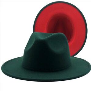 フェルトハット (F242) ウールハット 帽子 礼帽 メンズ レディース 紳士帽 欧米風 おしゃれ フォーマル カジュアル