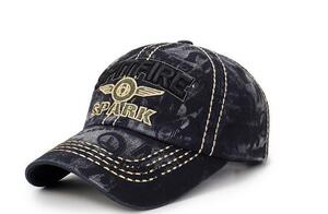 キャップ (F531) 帽子 メンズ レディース クラシック ゴルフ アーミー 野球帽 オシャレ　調節可能　アウドドア UVカット 男女兼用 黒